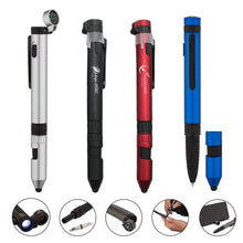 6 In 1 Multifunctional Compass Ballpoint Pen