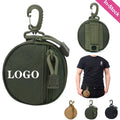 Portable Tactical Round Wallet with Carabiner