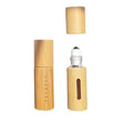 10ml Refillable Bamboo Essential Oil Roll On Roller Bottle