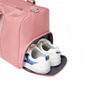 Large Capacity Travel Bag With Separate Shoe Compartment