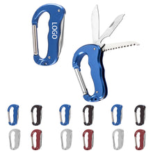 Multitool Carabiner W/ Knife Saw Opener Nail File