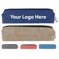 Heathered Zippered Pencil Pouch