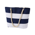 Thick Hemp Rope Striped Canvas Bag