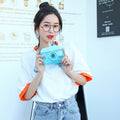 13 Oz Camera Shape Straw Plastic Cup