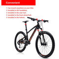 Bicycle Front Rear Strobe Batteries Included Frog Led Light