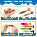 8-Pack Shark Underwater Diving Torpedo Toys
