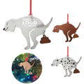 Poop Dog Christmas Tree Decoration Pendant Wooden
