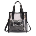 2 In 1 Transparent Shoulder Bag Jelly Handbag