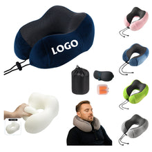 Memory Foam U-Shaped Pillow Three-Piece Set