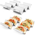 Portable V Shaped Stainless Steel Taco Holder For 3 Tacos
