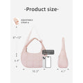 Women's Nylon Shoulder Bag Tote (Adjustable Strap)