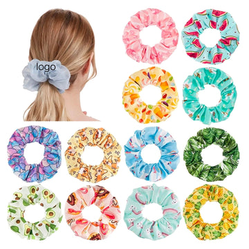 Round Hair Scrunchies