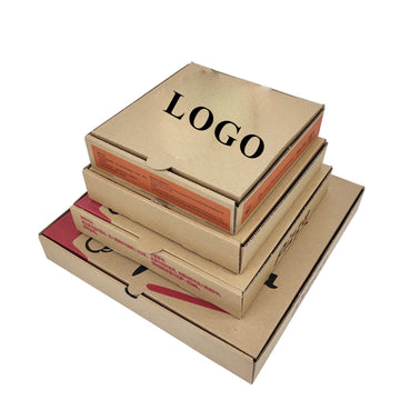 Printed Corrugated Kraft Paper 10" Pizza Box