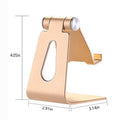 Aluminum Phone and Tablet Stand, Foldable Desktop Holder