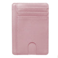 Leather RFID Blocking Wallet Credit Card Holder Money Clip