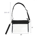 Transparent PVC Crossbody Purse