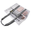 PVC Travel Transparent Tote Organizer Bag