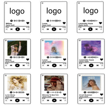 Transparent Acrylic Lyrics Keychain