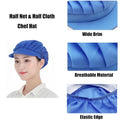 Unisex Kitchen Working Catering Elastic Half Mesh Cap