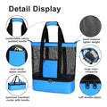 Beach Mesh Bag With Cooler - Ocean