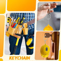 Plastic Helmet Shape LED Bottle Opener Keychain