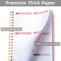 A5 Spiral Weekly Planner Notebook