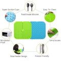 Silicone Sucker Pet Slow Feeder Treat Mat Licking Pad
