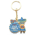 2" Double-Sided Custom Metal Keychain