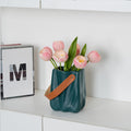 Plastic Nordic Style Imitation Porcelain Portable Vase