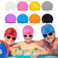 Waterproof Ear Protection Silicone Swim Cap