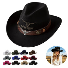 Stylish Roll Up Brim Western Cowboy Hat