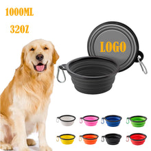 Collapsible Silicone Pet Bowl For Travel Use(L)