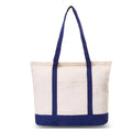Canvas Tote Bag With External Pocket