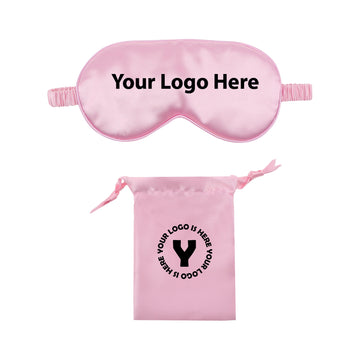 Eye Mask With Drawstring Bag Set