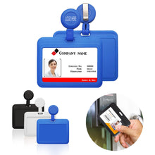 Horizontal Id Holder With Retractable Clip