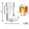 17Oz Cowboy Boot Plastic Drink Mugs