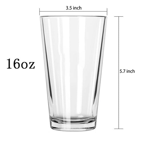 16 Oz. Pint Pub Glass