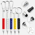 6 In 1 Metal Tool Pen With Carabiner