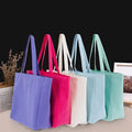 Zipper Large Capacity Canvas Tote Bag Shopper