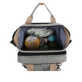 Multifunctional Large Diaper Bag Backpack With Baby Bed