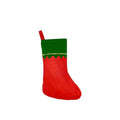 Golden Velvet Non-Woven Fabric Christmas Socks