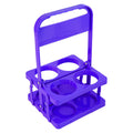 Portable 4-Hole Folding Beer Basket With Handle