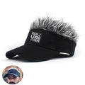 Men's Fun Sun Hat With Wig
