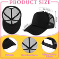 5 Panel Full Color Sublimation Mesh Back Trucker Hat