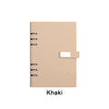 Refillable Leather A5 Loose Leaf Notebook
