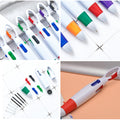 Four-Color Mountaineering Button Ballpoint Pen
