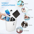 Portable Beach Safe Lock Box With Security Wire