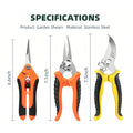3-Pack Stainless Steel Pruning Shears