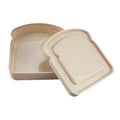Toast Shaped Portable Sandwich Lunch Box