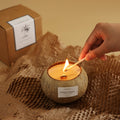 Natural Coconut Shell Aromatherapy Candle (Soy Wax)